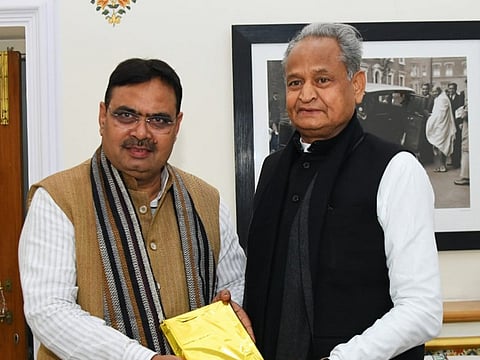 Gehlot said that some of CM Sharma's party leaders, operating between Delhi and Rajasthan, are conspiring to remove him from the post.