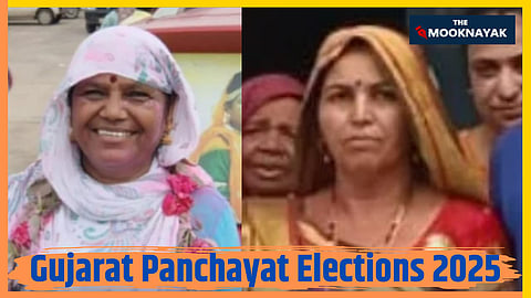 Premilaben Makwana (R) from Runi village in Patan district and Ranjanben Parmar (L) from Anjana village in Sabarkantha district, both belonging to the Scheduled Caste (SC) community, achieved a remarkable feat by winning from general category seats.