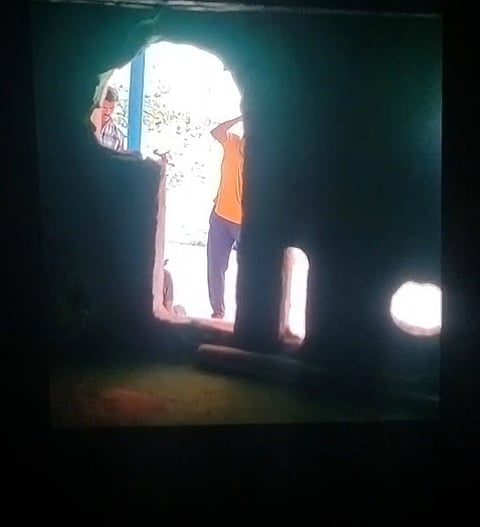 Shocking video footage shows the temple guard being brutally thrashed by special team cops.