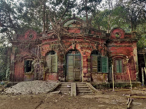 The century-old residence, located on Horikishore Ray Chowdhury Road in Mymensingh city, is being torn down to make way for a semi-concrete structure that will house a Shishu Academy.
