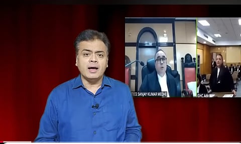 The FIR targets a video “When the judge reprimanded the BJP government! Why thousands of acres of land to Adani?.”