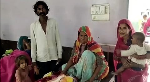 Rekha’s husband, Kavra Kalbeliya, said he had to borrow money from moneylenders at 20 percent interest to feed their children.