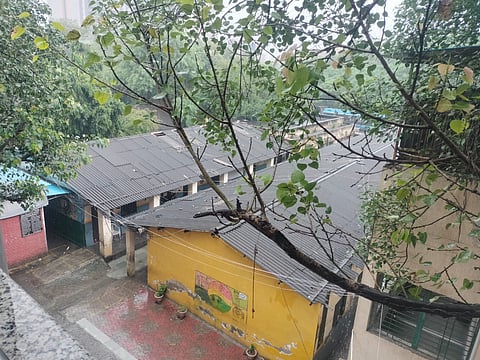 A govt school at SKV Kamla Market.