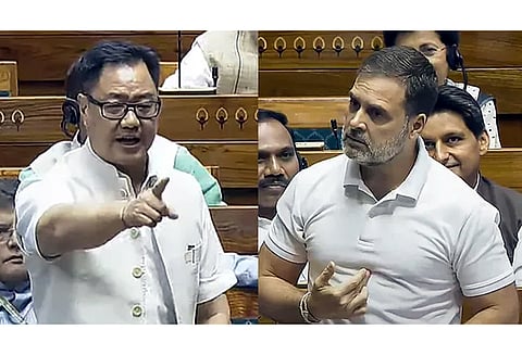 Rijiju said, Rahul Gandhi does not have any experience, and he is using derogatory language against the Prime Minister.