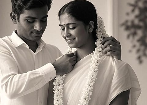 Self respect marriages were determined not by divine or heavenly decree but by the mutual consent and agreement of two individuals on earth.