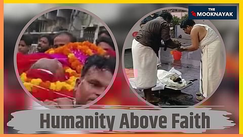 Two Muslim men transcended religious boundaries to honour the final wishes of Hindu women, performing their last rites with the reverence of sons.
