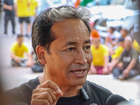 The administration criticised Wangchuk’s conduct during the Anshan protest, stating that he failed to pacify the crowd and left the venue discreetly when tensions escalated.