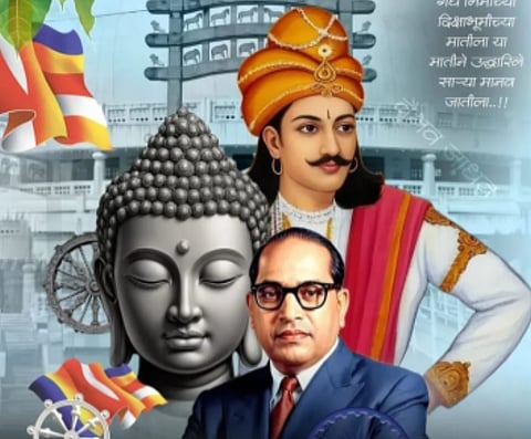 Dr. Ambedkar explained that after declaring his intent to leave Hinduism in 1935, a thorough examination led him to Buddhism.