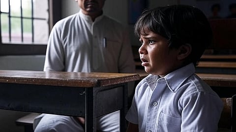 The driver allegedly threatened the boy with dire consequences if he disclosed the incident.