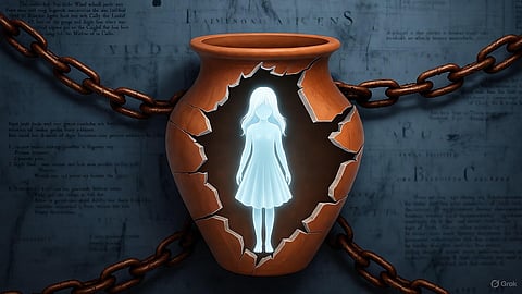 The girl's father duty-bound to protect her, allegedly became her primary predator.