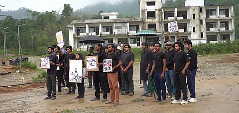 The batch has firmly resolved not to commence classes until the campus infrastructure is fully completed.