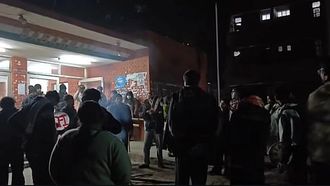 A screenshot of the viral video