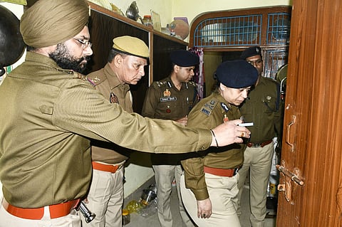 Police authorities inspected the crime spot at Nagla Premi locality immediately after being informed of the horryfing incident.