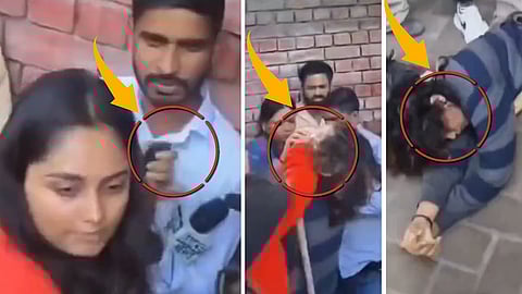 A viral video of Ruchi Tiwari is spreading like wildfire on social media, in which she runs around asking protesting students the same question repeatedly.