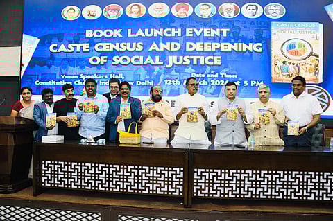 The book was jointly released by Lok Sabha MP Mallu Ravi; Rajya Sabha MPs P. Wilson, R. Krishnaiah, and Sanjay Singh; OBC rights leader Ratna Sethupathi; former MP Rapolu Ananda Bhaskar; Prof. Suraj Mandal; Prof. Sandeep Yadav; and Advocate Shashank Ratnoo.