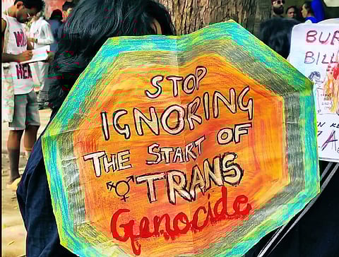 In a staggering window of just 18 days, the bill was rushed through the Lok Sabha and Rajya Sabha and received presidential assent, becoming India’s new law while disregarding the human rights of the transgender community.