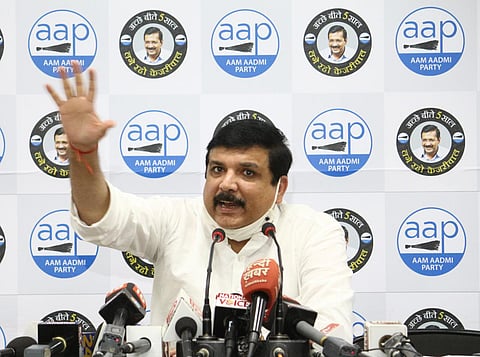 जनता की आवाज उठाने पर योगी सरकार ने मेरे खिलाफ देशद्रोह का केस दायर किया है : संजय सिंह