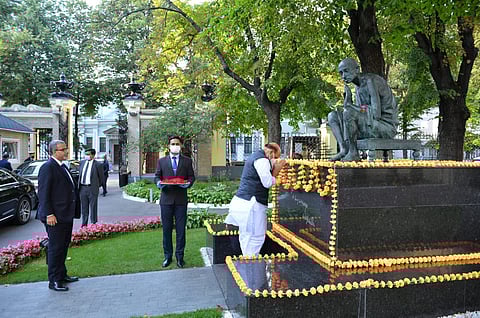 Rajnath Singh During His Ongoing Moscow Visit
