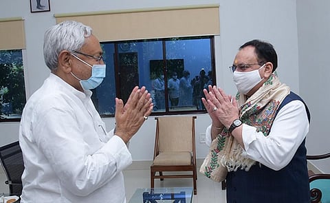 एनडीए में सीट बंटवारे पर मचे घमासान के बीच भाजपा को याद आया 'नड्डा का बिहार कनेक्शन'