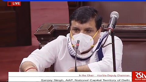 संजय सिंह ने राज्य सभा में कहा, यूपी सरकार उनके साथ कर रही है दुर्व्यवहार