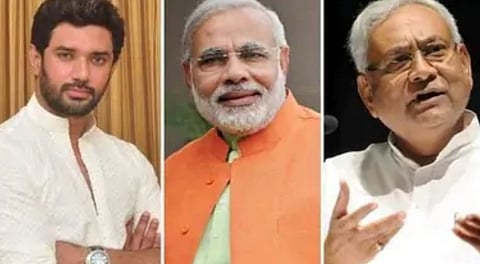 एलजेपी के एनडीए से अलग होने पर भाजपा मौन, चिराग ने चुनाव के बाद की लिखी पटकथा