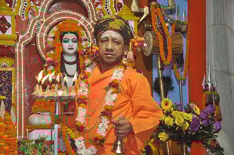Adityanath Extends Greetings To People For Dussehra, Appeals For Social Distancing And Caution