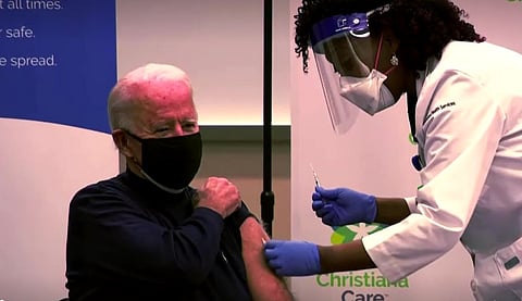US President-Elect Joe Biden Takes Coronavirus Vaccine