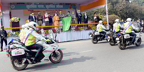 Yogi Adityanath Kickstarts 'Road Safety Month', Asks People To Follow Traffic Rules