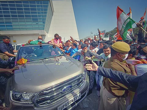 Priyanka Gandhi Vadra In Varanasi On Sant Ravidas Jayanti