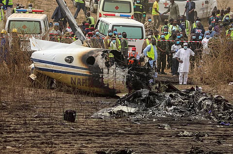 Nigerian Air Force Plane Crashes, All Seven On Board Killed