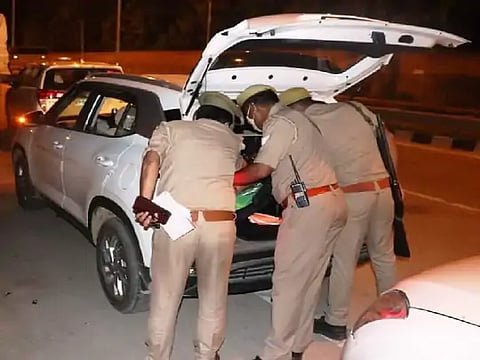 Prayagraj SSP Rounds Up Drunk Brats Creating Ruckus On Road, Pistol Recovered