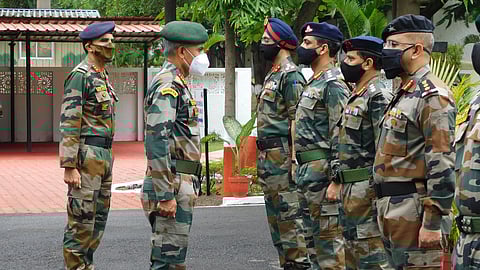 Southern Army Commander Reviews Operational Preparedness Of Territorial Army Group HQ