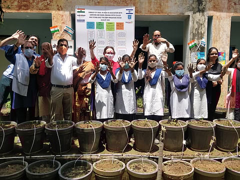 Israeli-invented Drip Irrigation System Donated To Girls School In Noida