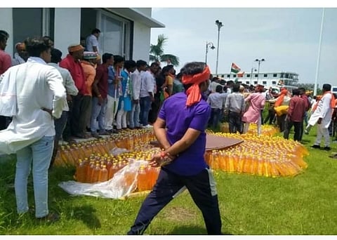 BJP MLA In UP Offers Free Petrol Dole For Riders On Independence Day, Crowds Cane Charge As They Go Berserk