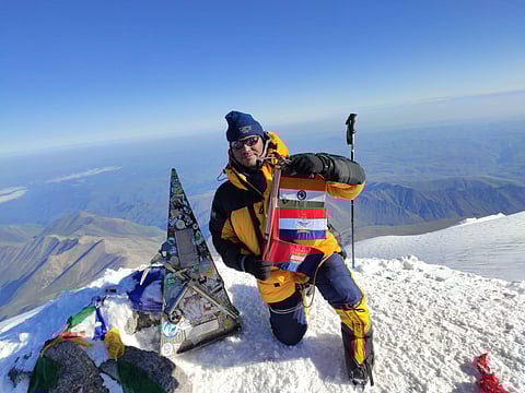 Uttarakhand Police Man Climbs Mt Elbrus In Six Days, DGP hails The Feat