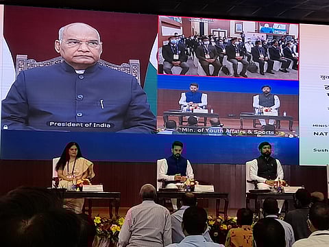 President Presents National Service Scheme Awards For The Year 2019-20