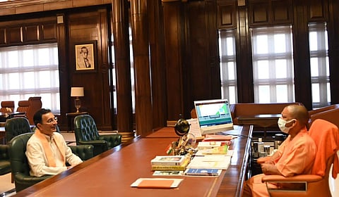 Technical Education Minister Jitin Prasada Calls On Yogi Adityanath, Seeks Guidance