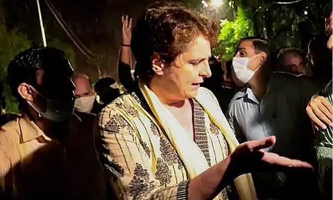 Thirty Hours On, Priyanka Gandhi Remains In Police Custody, Congress Cautions BJP Govt Against Illegal Detention