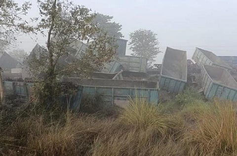 21 Bogies Of Goods Train Derails At Jaunpur, Varanasi-Sultanpur Rail Route Halted