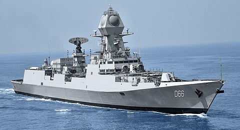 INS Visakhapatnam Commissioned Into Indian Navy
