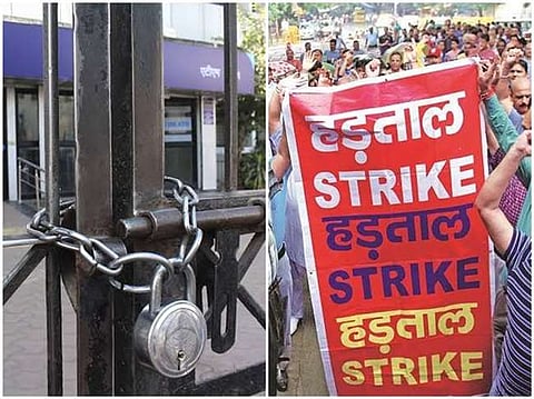 11 Lakh Bank Employees To Strike Work Against Privatisation On December 16-17