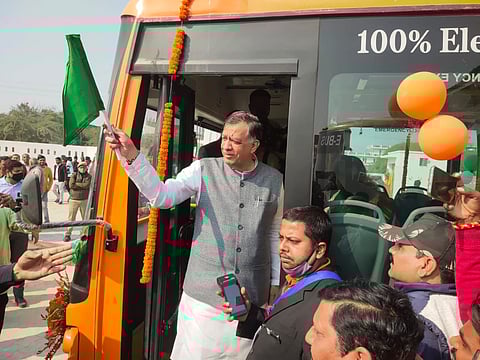 Twenty Electric Buses Hit The Road In Kanpur, 32 More By Month End
