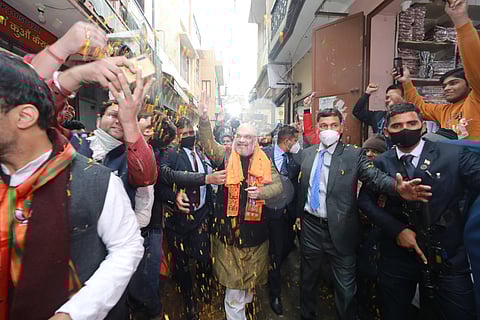 In Meerut, Amit Shah Presents Crime Drop Data And Dares Akhilesh Yadav To Respond