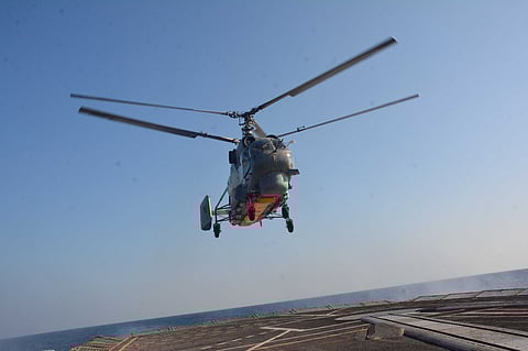 Indian Navy Hold Exercise With Russian Navy In The Arabian Sea