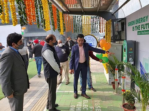 First e-vehicle Charging Station Inaugurated In South Delhi