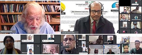 In Web Talk At AMU, Prof Noam Chomsky Speaks On ‘The Human Capacity: Language And Thought’