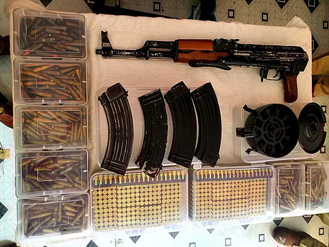 Criminal Arrested In Shamli With An AK-47 And 1300 Live Cartridges