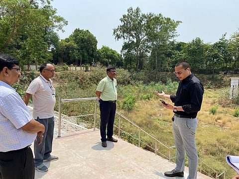 Commissioner Visits Historic Pond At CSA, Calls For Speedy Rejuvenation