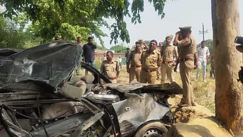 Six Killed In Moradabad Road Mishap