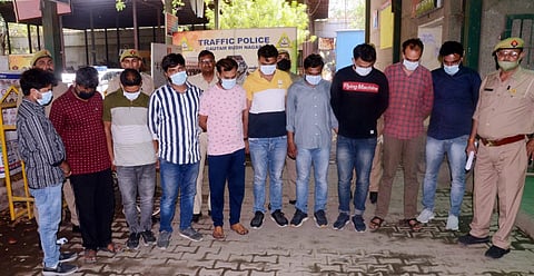 Noida Police Bust Fake Recruitment Call Center In Mayur Vihar, Ten Arrested